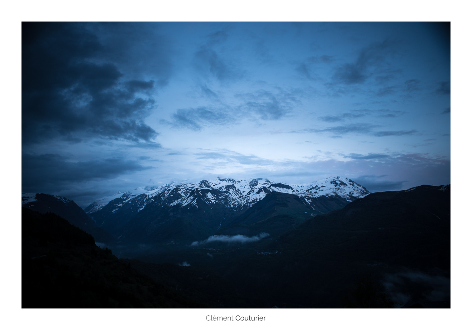 heure bleue en montagne - Clément Couturier
